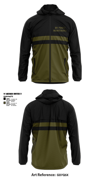 Windbreaker, br power maintenance, , Teamtime, Team time, sublimation, custom sports apparel, team uniforms, spirit wear, spiritwear, sports uniforms, custom shirts, team store, custom team store, fundraiser sports, apparel fundraiser
