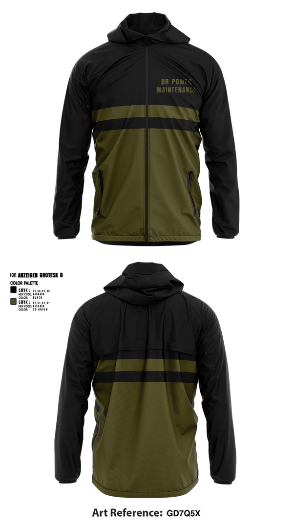 Windbreaker, br power maintenance, , Teamtime, Team time, sublimation, custom sports apparel, team uniforms, spirit wear, spiritwear, sports uniforms, custom shirts, team store, custom team store, fundraiser sports, apparel fundraiser