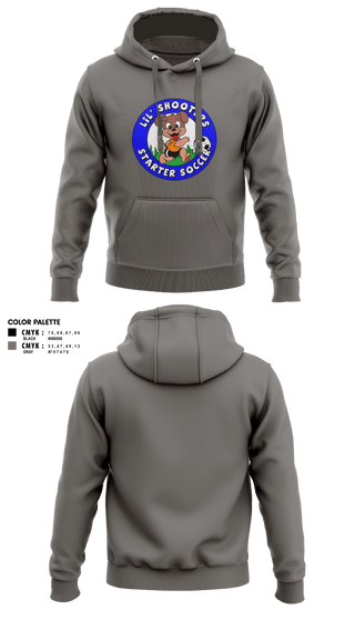 Hoodie, Lil' Shooters Starter Soccer, Men's Soccer, Teamtime, Team time, sublimation, custom sports apparel, team uniforms, spirit wear, spiritwear, sports uniforms, custom shirts, team store, custom team store, fundraiser sports, apparel fundraiser