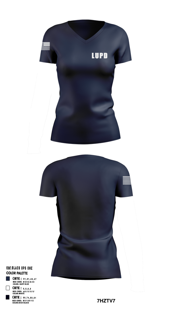 Womens Short Sleeve Vneck Shirt, LUPD, Police, Teamtime, Team time, sublimation, custom sports apparel, team uniforms, spirit wear, spiritwear, sports uniforms, custom shirts, team store, custom team store, fundraiser sports, apparel fundraiser