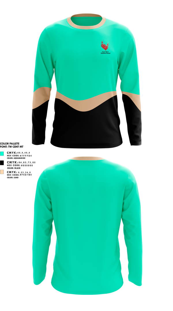Long Sleeve Performance Shirt, Love Burn Fashion Brand, , Teamtime, Team time, sublimation, custom sports apparel, team uniforms, spirit wear, spiritwear, sports uniforms, custom shirts, team store, custom team store, fundraiser sports, apparel fundraiser