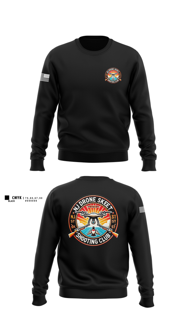 Crew Neck Sweatshirt, New Jersey State Police, Police, Teamtime, Team time, sublimation, custom sports apparel, team uniforms, spirit wear, spiritwear, sports uniforms, custom shirts, team store, custom team store, fundraiser sports, apparel fundraiser