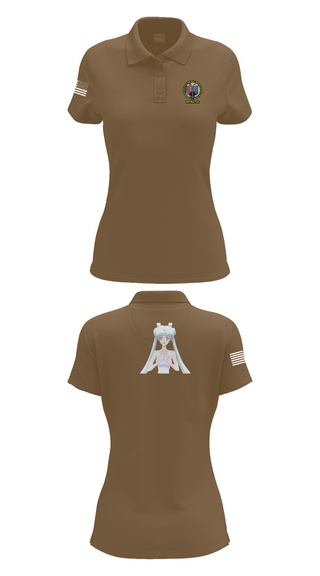 Womens Short Sleeve Performance Polo, MARDET Fort Leonard Wood Basic Military Police School House (FLW) INIWIC, , Teamtime, Team time, sublimation, custom sports apparel, team uniforms, spirit wear, spiritwear, sports uniforms, custom shirts, team store, custom team store, fundraiser sports, apparel fundraiser