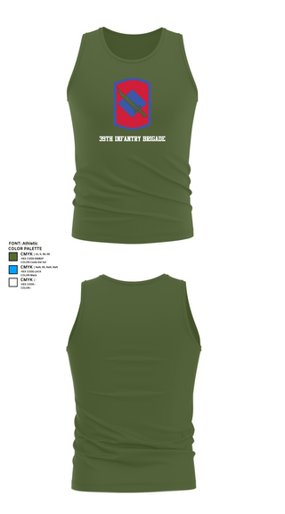 Tank Top, 39th Infantry Brigade, , Teamtime, Team time, sublimation, custom sports apparel, team uniforms, spirit wear, spiritwear, sports uniforms, custom shirts, team store, custom team store, fundraiser sports, apparel fundraiser