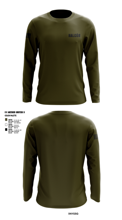 Halcón 307573 Long Sleeve Performance Shirt 1
