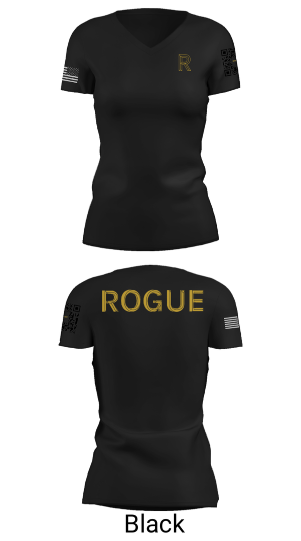 Womens Short Sleeve Vneck Shirt, Rogue kitchens, , Teamtime, Team time, sublimation, custom sports apparel, team uniforms, spirit wear, spiritwear, sports uniforms, custom shirts, team store, custom team store, fundraiser sports, apparel fundraiser