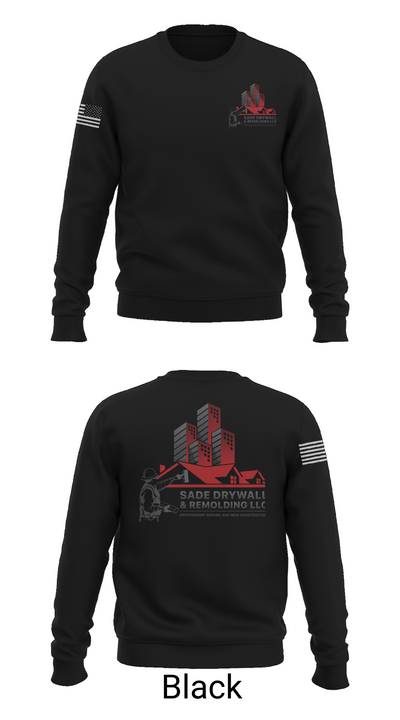 Sadedrywall & remolding llc 33909417 Crew Neck Sweatshirt - 21