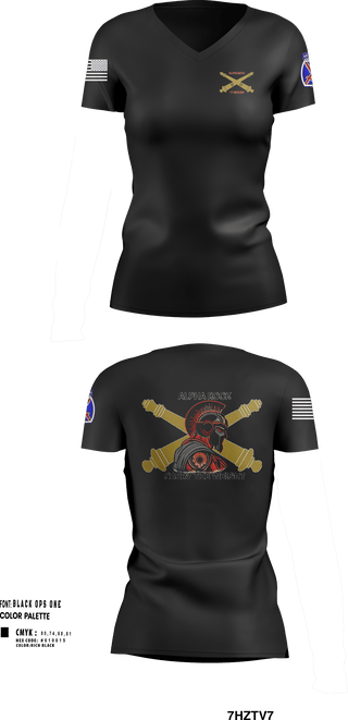 Womens Short Sleeve Vneck Shirt, ALPHA ROCK, Army, Teamtime, Team time, sublimation, custom sports apparel, team uniforms, spirit wear, spiritwear, sports uniforms, custom shirts, team store, custom team store, fundraiser sports, apparel fundraiser