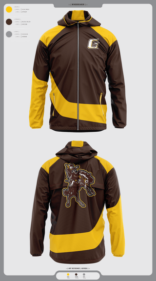 Windbreaker, Garden City Broncbusters, Golf, Teamtime, Team time, sublimation, custom sports apparel, team uniforms, spirit wear, spiritwear, sports uniforms, custom shirts, team store, custom team store, fundraiser sports, apparel fundraiser