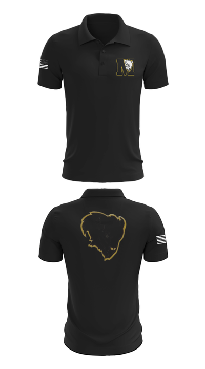 Puterbaugh Middle School Volleyball 75658055 Short Sleeve Performance Polo - 28