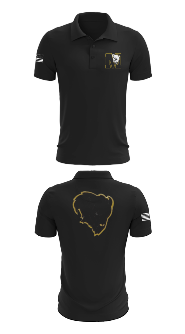 Short Sleeve Performance Polo, McAlester Middle School Volleyball, Women's Volleyball, Teamtime, Team time, sublimation, custom sports apparel, team uniforms, spirit wear, spiritwear, sports uniforms, custom shirts, team store, custom team store, fundraiser sports, apparel fundraiser