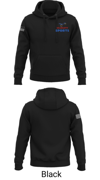 Hoodie, Scarlett Middle School Cross Country, Cross Country, Teamtime, Team time, sublimation, custom sports apparel, team uniforms, spirit wear, spiritwear, sports uniforms, custom shirts, team store, custom team store, fundraiser sports, apparel fundraiser