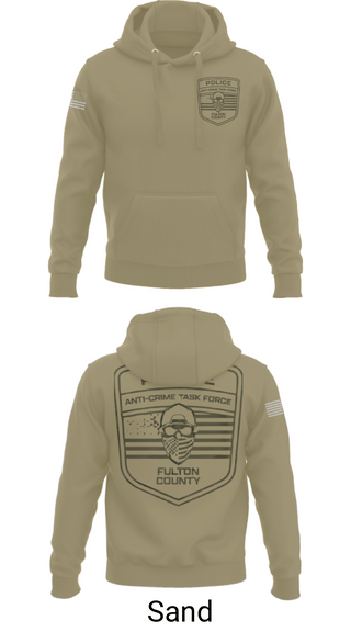 Hoodie, Fulton County Anti-Crime Task Force, , Teamtime, Team time, sublimation, custom sports apparel, team uniforms, spirit wear, spiritwear, sports uniforms, custom shirts, team store, custom team store, fundraiser sports, apparel fundraiser