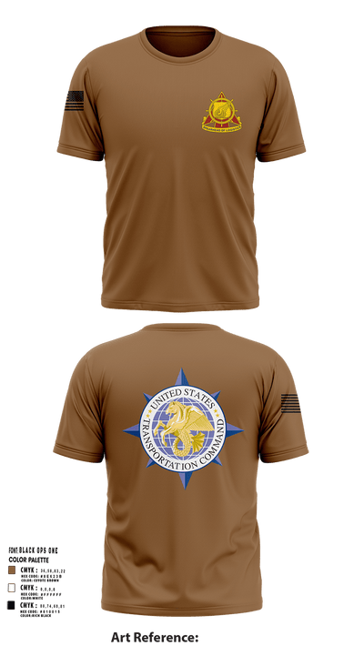 773rd transportation company 77722700 Short Sleeve Performance Shirt - 132