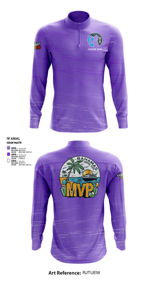 Quarter Zip Jacket, MVP Cruise 2025, Spirit Store, Teamtime, Team time, sublimation, custom sports apparel, team uniforms, spirit wear, spiritwear, sports uniforms, custom shirts, team store, custom team store, fundraiser sports, apparel fundraiser