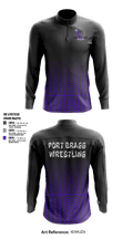 Fort Bragg Middle School Wrestling Quarter Zip Jacket - 2