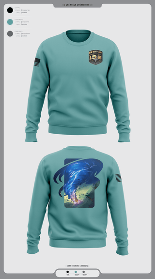 Crew Neck Sweatshirt, 198NH POLICE, Police, Teamtime, Team time, sublimation, custom sports apparel, team uniforms, spirit wear, spiritwear, sports uniforms, custom shirts, team store, custom team store, fundraiser sports, apparel fundraiser