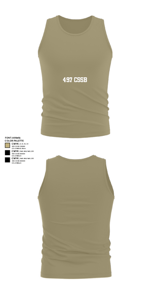 Tank Top, 497 CSSB, Army, Teamtime, Team time, sublimation, custom sports apparel, team uniforms, spirit wear, spiritwear, sports uniforms, custom shirts, team store, custom team store, fundraiser sports, apparel fundraiser