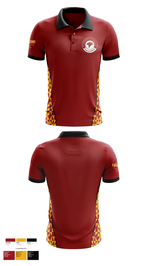 Short Sleeve Performance Polo, Falcons Girls Flag Football, , Teamtime, Team time, sublimation, custom sports apparel, team uniforms, spirit wear, spiritwear, sports uniforms, custom shirts, team store, custom team store, fundraiser sports, apparel fundraiser