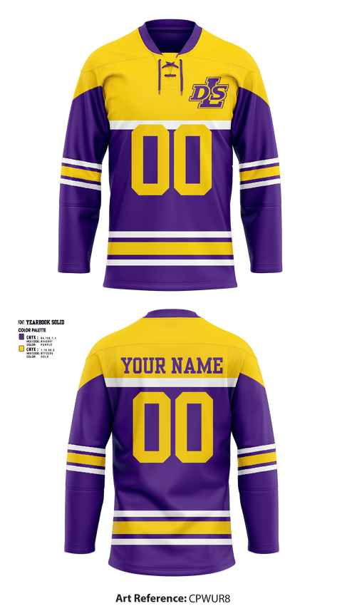 Hockey Jersey, De La Salle Collegiate High School Ice Hockey, Ice Hockey, Teamtime, Team time, sublimation, custom sports apparel, team uniforms, spirit wear, spiritwear, sports uniforms, custom shirts, team store, custom team store, fundraiser sports, apparel fundraiser