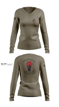 undefined Women's Long Sleeve V-neck Shirt - 2