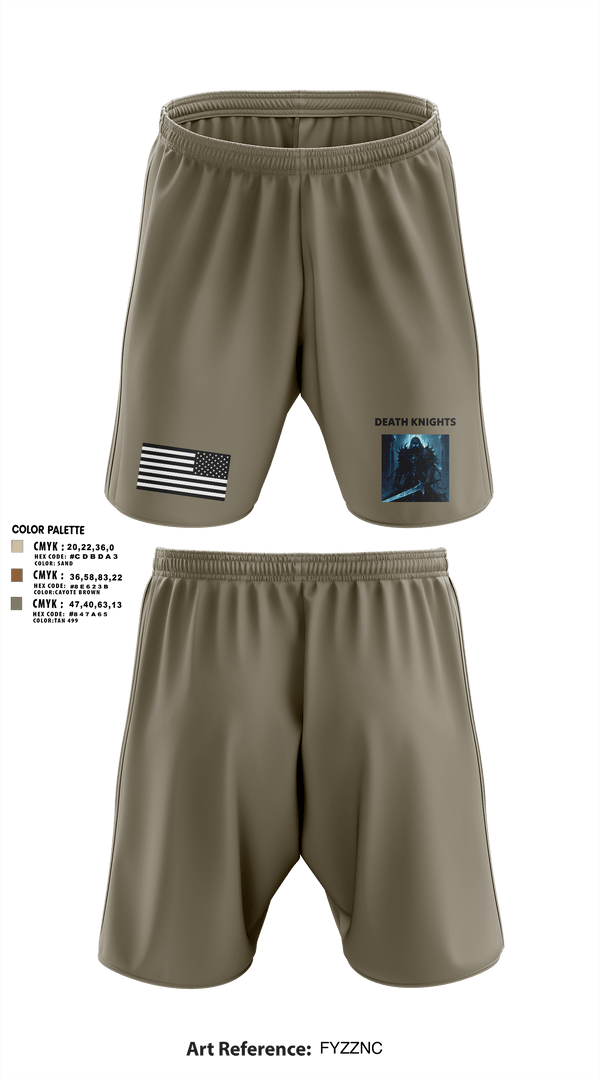 Athletic Shorts With Pockets, Death Knights, Army, Teamtime, Team time, sublimation, custom sports apparel, team uniforms, spirit wear, spiritwear, sports uniforms, custom shirts, team store, custom team store, fundraiser sports, apparel fundraiser