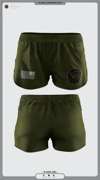 Womens Shorts, 332 ECS SCOS, Air Force, Teamtime, Team time, sublimation, custom sports apparel, team uniforms, spirit wear, spiritwear, sports uniforms, custom shirts, team store, custom team store, fundraiser sports, apparel fundraiser