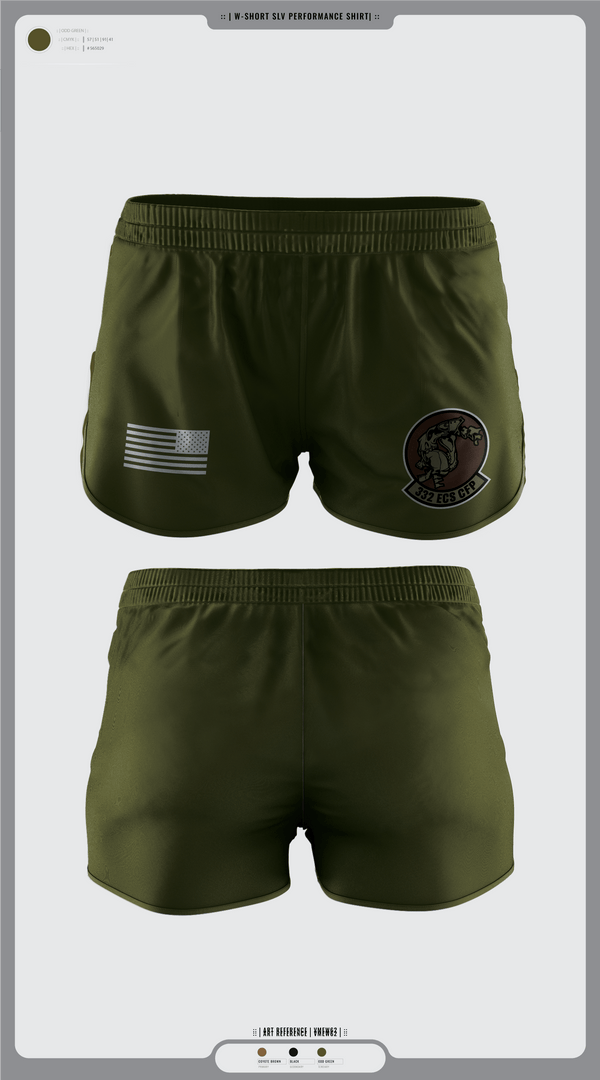 Womens Shorts, 332 ECS SCOS, Air Force, Teamtime, Team time, sublimation, custom sports apparel, team uniforms, spirit wear, spiritwear, sports uniforms, custom shirts, team store, custom team store, fundraiser sports, apparel fundraiser