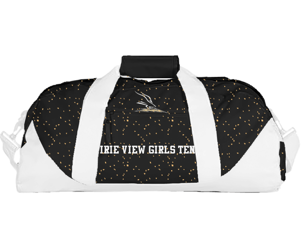 Duffle Bag, Prairie View Girls Tennis, Tennis, Teamtime, Team time, sublimation, custom sports apparel, team uniforms, spirit wear, spiritwear, sports uniforms, custom shirts, team store, custom team store, fundraiser sports, apparel fundraiser