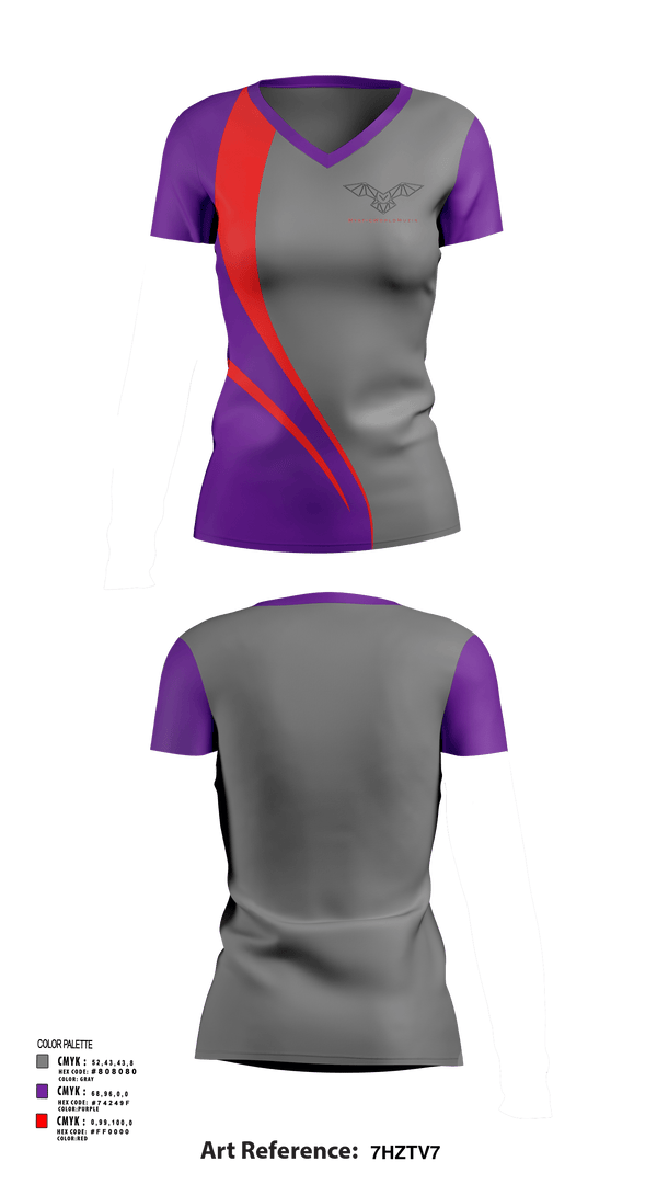 Womens Short Sleeve Vneck Shirt, MysticworldMuzik, , Teamtime, Team time, sublimation, custom sports apparel, team uniforms, spirit wear, spiritwear, sports uniforms, custom shirts, team store, custom team store, fundraiser sports, apparel fundraiser