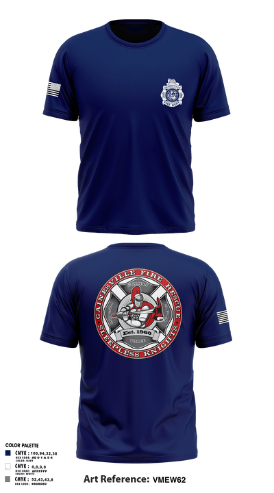 GFR Station 3 95444418 Short Sleeve Performance Shirt - 105