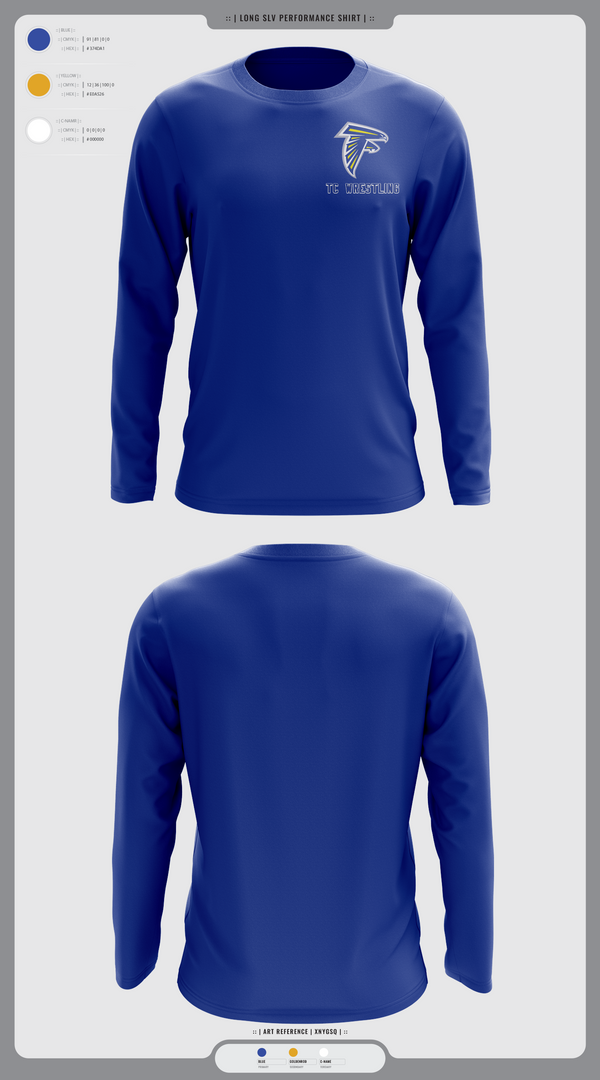 Long Sleeve Performance Shirt, Todd County High School Wrestling, Wrestling, Teamtime, Team time, sublimation, custom sports apparel, team uniforms, spirit wear, spiritwear, sports uniforms, custom shirts, team store, custom team store, fundraiser sports, apparel fundraiser