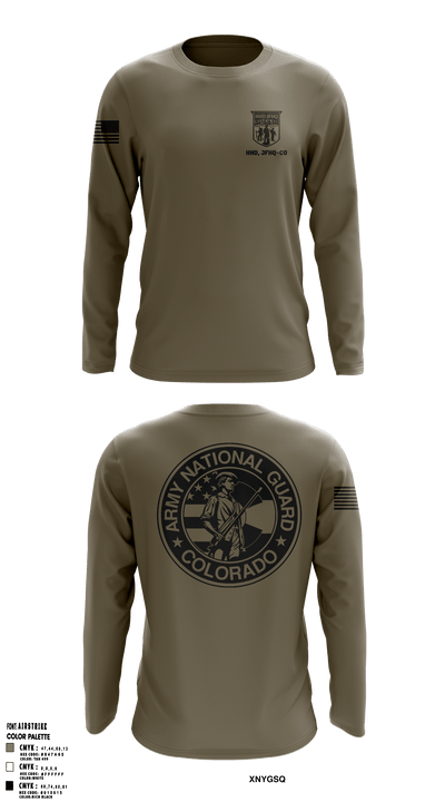Colorado Army National Guard Long Sleeve Performance Shirt - 6