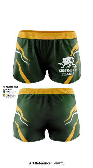Womens Shorts, Grossmont College Softball, Softball, Teamtime, Team time, sublimation, custom sports apparel, team uniforms, spirit wear, spiritwear, sports uniforms, custom shirts, team store, custom team store, fundraiser sports, apparel fundraiser