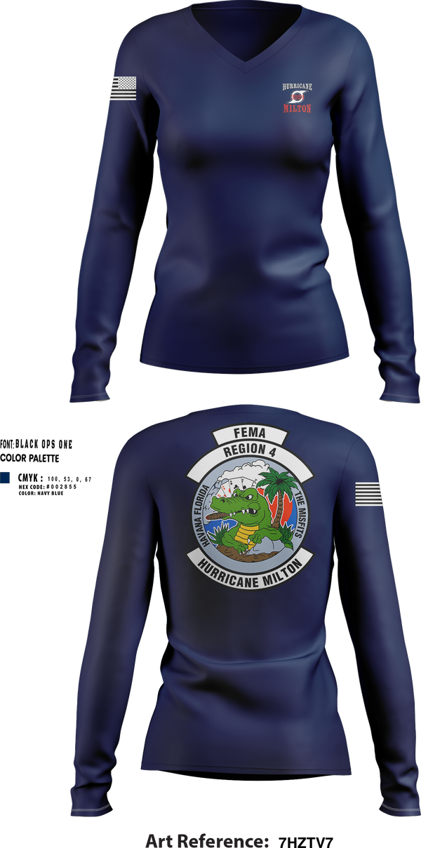 Womens Long Sleeve Vneck Shirt, , Fire Department, Teamtime, Team time, sublimation, custom sports apparel, team uniforms, spirit wear, spiritwear, sports uniforms, custom shirts, team store, custom team store, fundraiser sports, apparel fundraiser