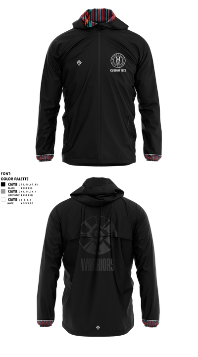 Montbello HS Boys Soccer 60090327 Windbreaker - 5