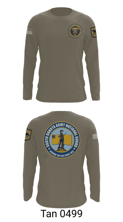 235th MP CO 6760099 Long Sleeve Performance Shirt - 66