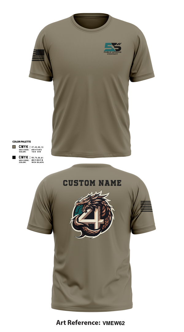 Short Sleeve Performance Shirt, 55th COMCAM 4th PLT, , Teamtime, Team time, sublimation, custom sports apparel, team uniforms, spirit wear, spiritwear, sports uniforms, custom shirts, team store, custom team store, fundraiser sports, apparel fundraiser