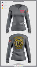 Tri-Community fire 52008799 Women's Long Sleeve V-neck Shirt - 1