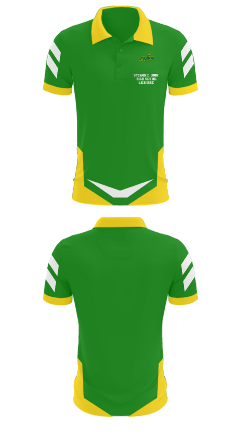 Short Sleeve Performance Polo, Sycamore Junior High School Lacrosse, Men's Lacrosse, Teamtime, Team time, sublimation, custom sports apparel, team uniforms, spirit wear, spiritwear, sports uniforms, custom shirts, team store, custom team store, fundraiser sports, apparel fundraiser
