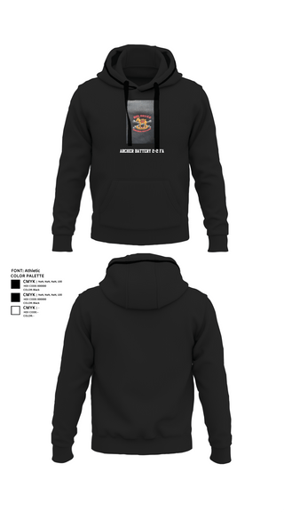 Hoodie, Archer Battery 2-2 FA, Army, Teamtime, Team time, sublimation, custom sports apparel, team uniforms, spirit wear, spiritwear, sports uniforms, custom shirts, team store, custom team store, fundraiser sports, apparel fundraiser