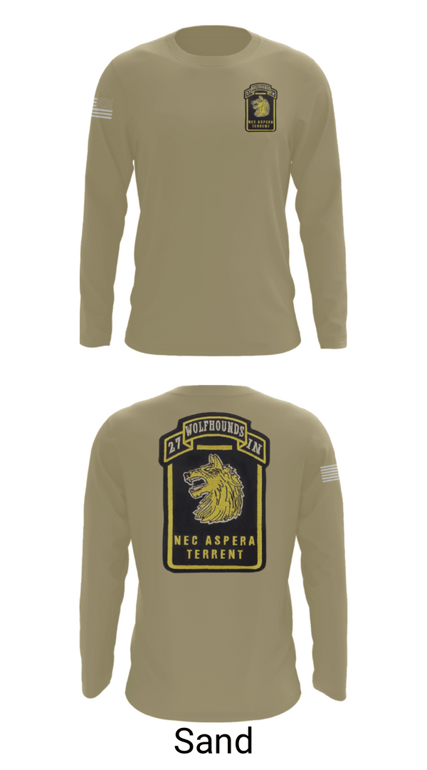 Long Sleeve Performance Shirt, Wolfhounds, Army, Teamtime, Team time, sublimation, custom sports apparel, team uniforms, spirit wear, spiritwear, sports uniforms, custom shirts, team store, custom team store, fundraiser sports, apparel fundraiser
