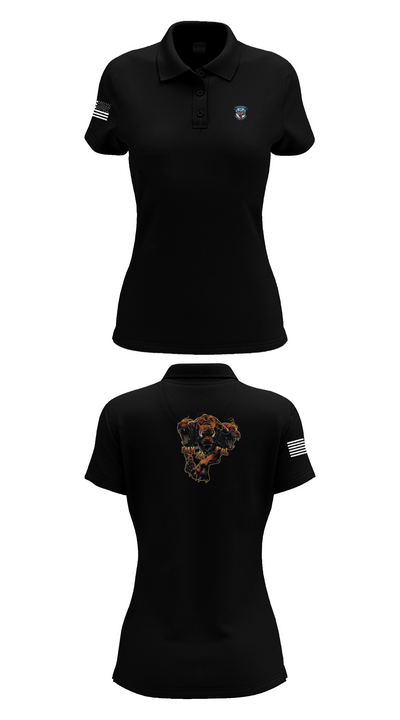 B Co 277 ASB ASES Section 28797933 Women's Short Sleeve Performance Polo  - 35