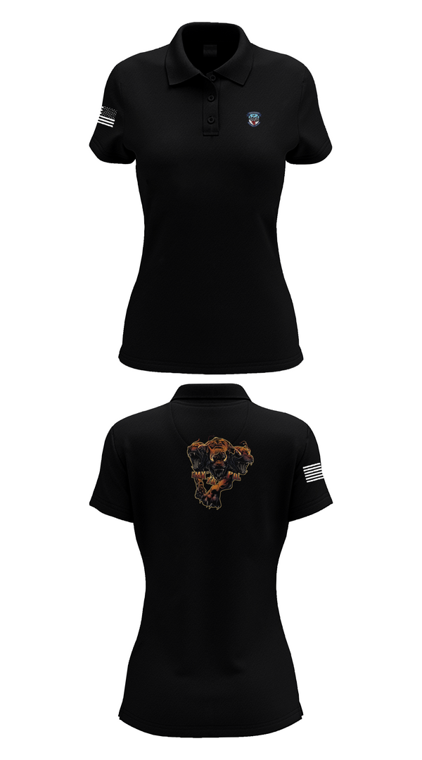 Womens Short Sleeve Performance Polo, B Co 277 ASB ASES Section, Army, Teamtime, Team time, sublimation, custom sports apparel, team uniforms, spirit wear, spiritwear, sports uniforms, custom shirts, team store, custom team store, fundraiser sports, apparel fundraiser