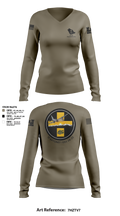 B Co 766 EN BeB 1st Platoon Armored Turtles Women's Long Sleeve V-neck Shirt - 4