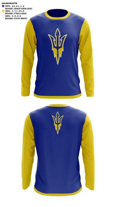 Villa Grove High School Cheer 92409142 Long Sleeve Performance Shirt - 41