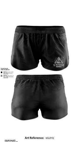 Womens Shorts, El Trío Paranormal, , Teamtime, Team time, sublimation, custom sports apparel, team uniforms, spirit wear, spiritwear, sports uniforms, custom shirts, team store, custom team store, fundraiser sports, apparel fundraiser