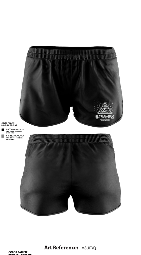 Womens Shorts, El Trío Paranormal, , Teamtime, Team time, sublimation, custom sports apparel, team uniforms, spirit wear, spiritwear, sports uniforms, custom shirts, team store, custom team store, fundraiser sports, apparel fundraiser