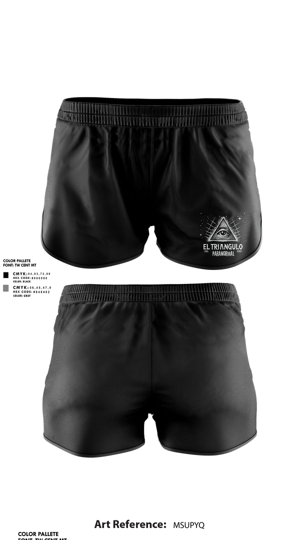 Womens Shorts, El Trío Paranormal, , Teamtime, Team time, sublimation, custom sports apparel, team uniforms, spirit wear, spiritwear, sports uniforms, custom shirts, team store, custom team store, fundraiser sports, apparel fundraiser