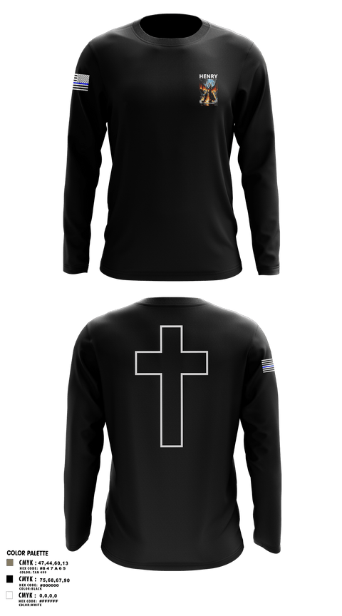 Long Sleeve Performance Shirt, Henry, Police, Teamtime, Team time, sublimation, custom sports apparel, team uniforms, spirit wear, spiritwear, sports uniforms, custom shirts, team store, custom team store, fundraiser sports, apparel fundraiser